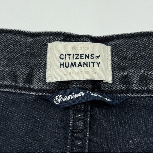 Citizens Of Humanity Women’s Annabelle Raw Cut Denim Shorts 29 Organic Cotton - Picture 3 of 10